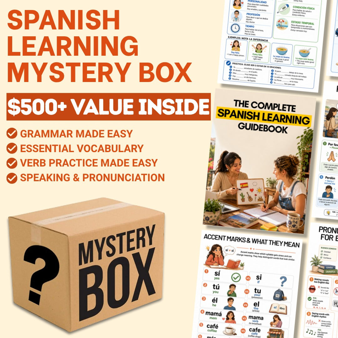 Spanish Learning Mystery Box