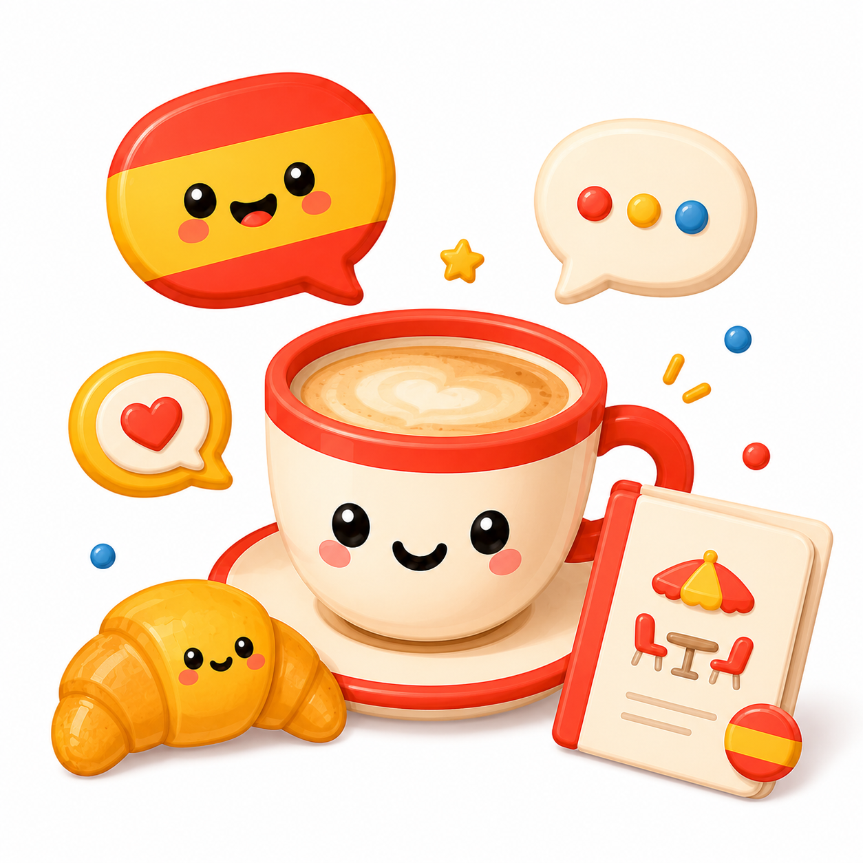 Spanish Café Conversation Pack